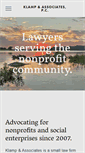 Mobile Screenshot of klamplaw.com