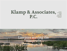 Tablet Screenshot of klamplaw.com